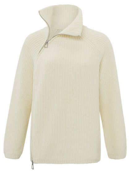 Yaya Ribbed Sweater Turtleneck Off White