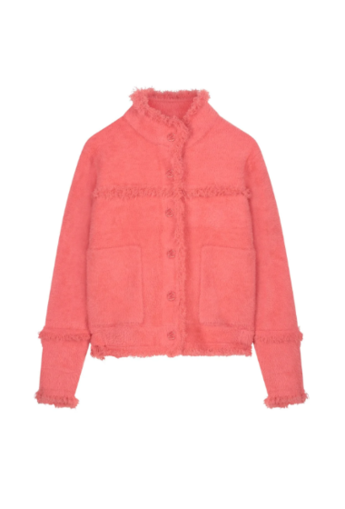 Rino en Pelle Sancho Jacket Fringes Coral