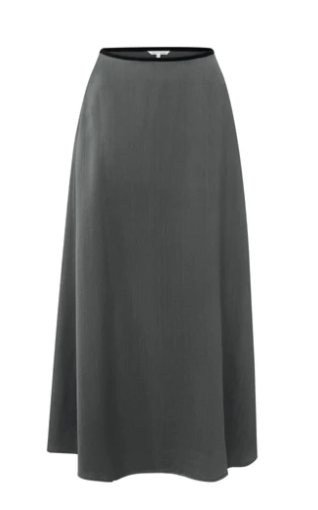 YAYA Flowy Aline Skirt Magnet Grey