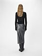 Object Naya Coated Skirt Noos Bruhed Nickel