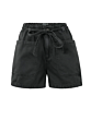 Yaya Cargo Short High Waist Washed Black