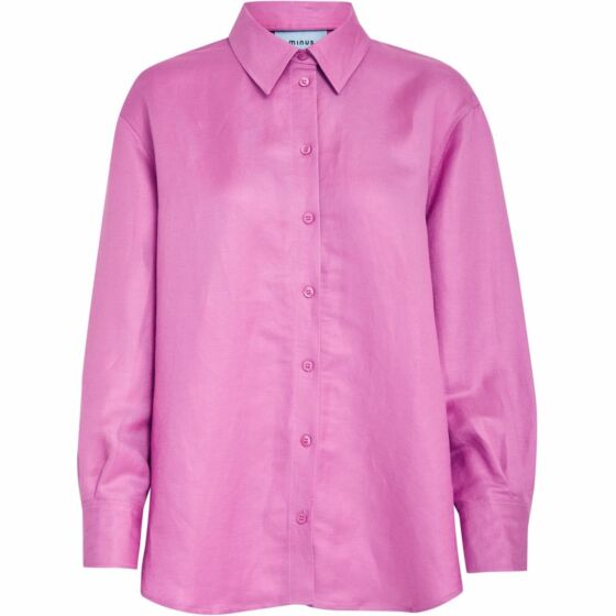 Minus Auguste Linen Shirt Super Pink