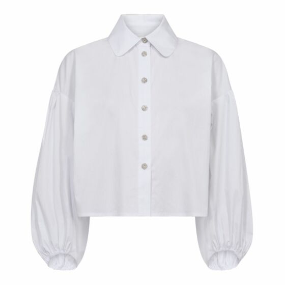 Co'couture Co Crisp Crystal Shirt White