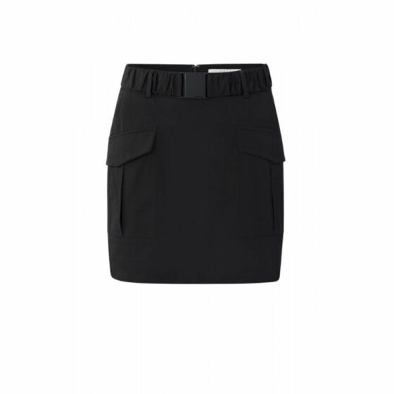 YAYA Mini Skirt Cargo Pockets Black