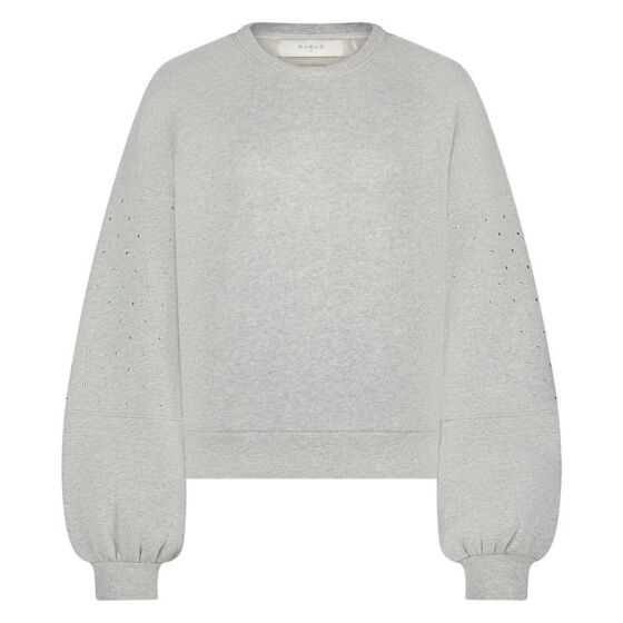 Nukus Amadora Sweat Studs Grey Melange