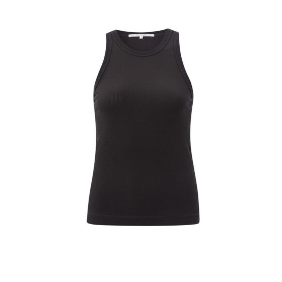 Yaya Ribbed Singlet Phantom