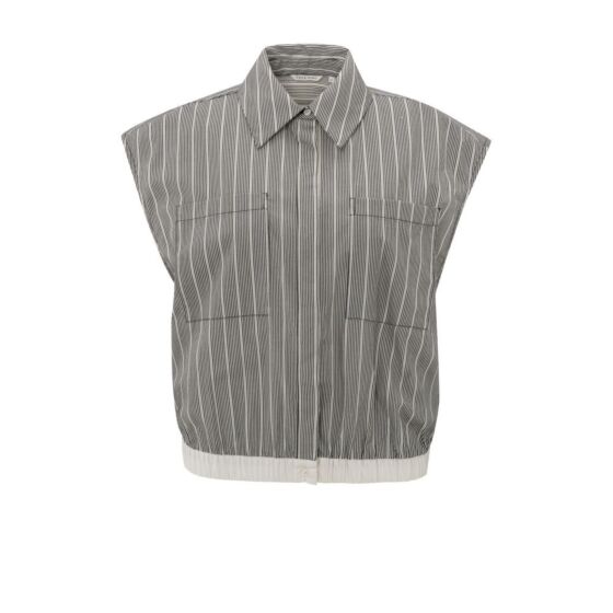 Yaya Sleeveless Blouse Phantom Dessin