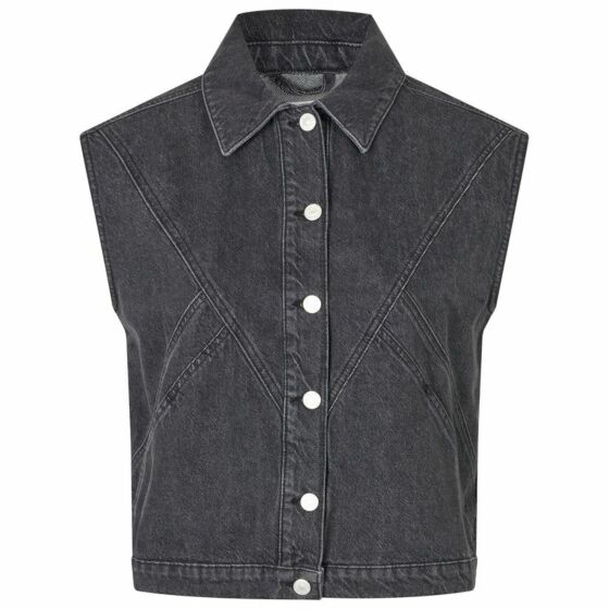 MbyM Kastine Gilet Black Washed