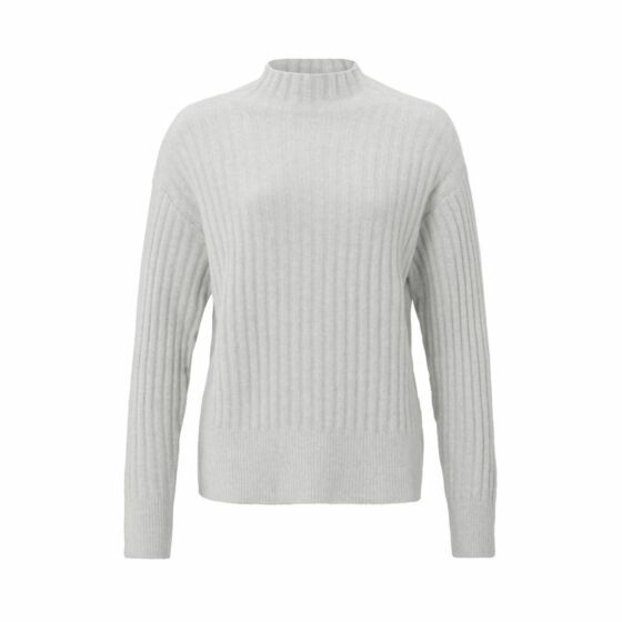 Yaya Sweater Turtleneck Moonstruck Grey Melange