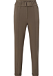 Yaya Woven Trouser With Belt Falcon Brown