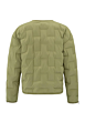 YAYA Short Quilted Jacket Pockets Olive