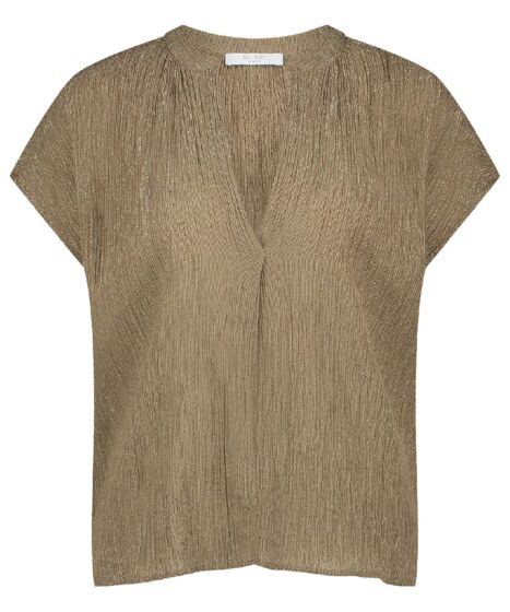 By Bar Amie Lurex Blouse Gold