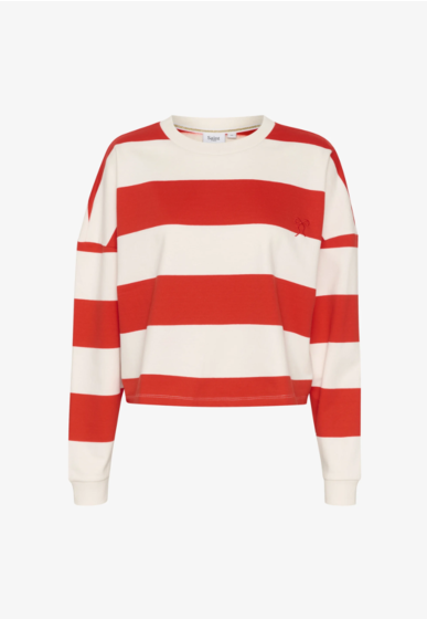 Saint Tropez Idahella Sweatshirt Flame Scarlett