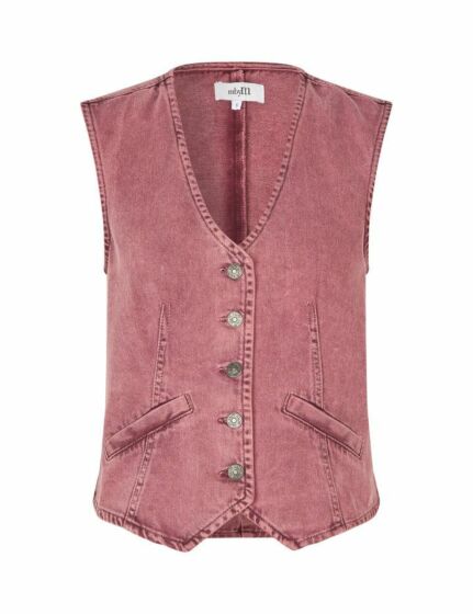 MbyM Flana Gilet Vineyard Wine Wash