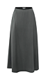 YAYA Flowy Aline Skirt Magnet Grey