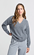 Yaya Soft Sweater V-Neck Formal Gray