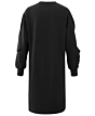 YAYA Sweatdress With Ruffle Black