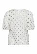 Sisters Point Esca Blouse Off-White/Black