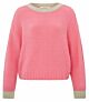 Yaya Sweater Dropped Shoulders Morning Glory Pink