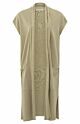 Yaya Open Sleeveless Cardigan Light Green