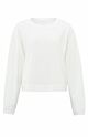 Yaya Sweatshirt Slub Effect Off White