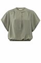 Yaya Woven Top Army Green