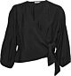 Msch Audia Wrap Top Black