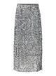 Object Kinnie Long Skirt Asphalt Silver