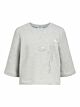 Object Roella Sweat Top Light Grey Melange