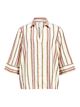 Object Karen Flared Shirt Sandshell Multi