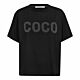 Co'couture Coco Stone Tee Black