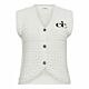 Co'couture MillyCC Knit Vest Off White