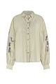 Nukus Milanova Blouse Off White Blue