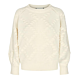 Co'Couture Bubble Knit Off White