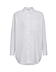 Co'couture Cotton Crisp Oversized Shirt White