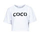 Co'couture Eduarda Logo Tee White