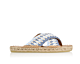 DWRS Casablanca Slippers Blue Off White