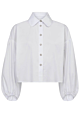 Co'couture Cotton Crisp Crystal Shirt White