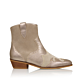 DWRS Lyon Boots Studs Metallic Taupe Stone