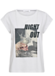 Co'couture NightCC Out Oversize Tee White