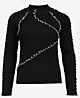 Object Janne Knit Pullover Black Cloud Danser