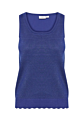 Saint Tropez Mila Shimmer Tank Top Surf Blue