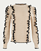 Object Yaa Long Sleeve Knit Pullover Sandshell