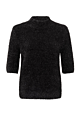 YAYA Fluffy Sweater Black