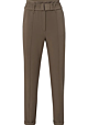 Yaya Woven Trouser With Belt Falcon Brown