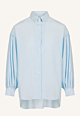 By Bar Sarah Chambray Blouse Light Blue