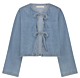 Nukus Bowy Blouse Bleached Denim