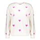 Geisha Sweater Hearts Terry Light Sand Lavender