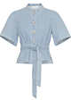 MSCH Ingrid 2/4 Shirt Light Blue Wash