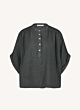 By Bar Axel Linen Blouse Charcoal